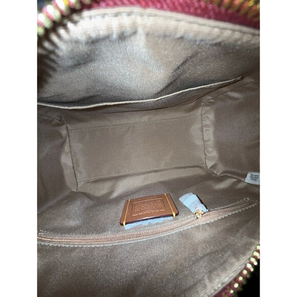 Coach Rowan Satchel Bag in Signature Canvas with cherry print - Picture 7 of 13